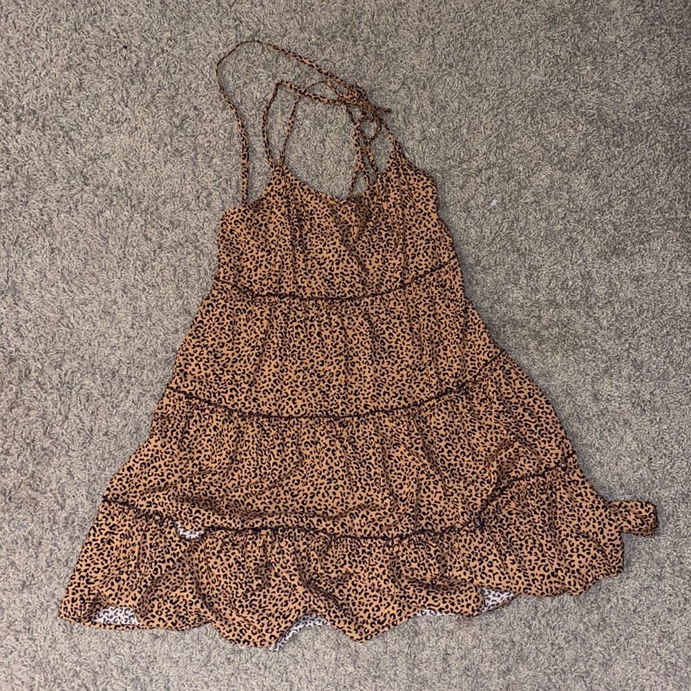 cheetah print dress